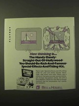1971 Bell &amp; Howell Special Effects Kit &amp; 379 Camera Ad - $18.49