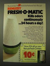 1972 Renuzit Fresh-o-Matic Air Freshener Ad - £14.55 GBP