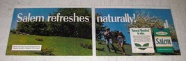 1972 Salem Cigarettes Ad - Refreshes Naturally - £13.82 GBP