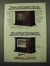 1972 Zenith Martorell Model C4738 Television Ad - £14.74 GBP