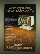1972 Zenith Avante I, D4760X Television Ad - $18.49