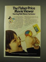 1973 Fisher-Price Movie Viewer Ad - Disney Cartoons - £14.54 GBP