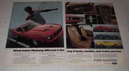 1973 Ford Mustang Ad - Mach I, Hardtop, Convertible - £14.52 GBP