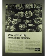 1972 Garrett Small Gas Turbines Ad - We&#39;re So Big - £14.54 GBP