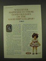 1973 Ideal Shirley Temple Doll Ad - Good Ship Lollipop - £14.52 GBP