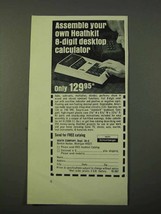 1972 Heath Heathkit Desktop Calculator Ad - £13.82 GBP