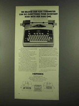 1972 Hermes Typewriter Ad - Can Do Everything - £14.46 GBP