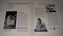 1972 Hewlett-Packard 9600 Computer Ad - £14.54 GBP