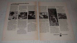 1972 Hewlett-Packard Telecommunications Ad - Example - £14.54 GBP