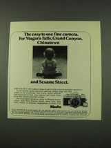 1973 Minolta SR-T 101 Camera Ad - Sesame Street - £14.55 GBP