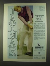 1972 Jaymar Sansabelt II No-Quit Slacks Ad - Tom Shaw - $18.49