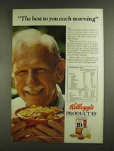 1972 Kellogg's Product 19 Cereal Ad - Best To You - £14.53 GBP