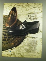 1972 Johnston &amp; Murphy Easthampton &amp; Georgian Shoes Ad - £14.78 GBP