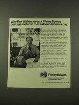 1973 Pitney Bowes Postage Meter Ad - Rex Walters Uses - £14.45 GBP