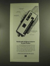 1972 Kodak Instamatic 60 Camera Ad - These Features - £14.53 GBP