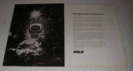 1973 RCA Electronics Ad - The New Dawn of Accuracy - $18.49