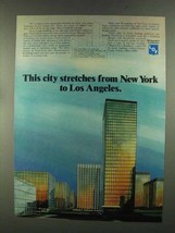 1972 Libbey-Owens-Ford Vari-Tran Reflective Glass Ad - This City Stretches - $18.49