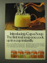 1972 Lipton Cup-a-Soup Ad - Cook Instantly - $18.49