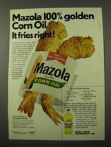 1972 Mazola Corn Oil Ad - French Fried Shrimp - £14.57 GBP