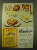 1972 Mazola Margarine Ad - Flavor of Butter - £14.54 GBP