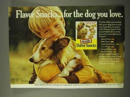 1972 Milk-Bone Flavor Snacks Ad - For Dog You Love - £13.80 GBP