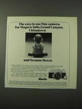 1972 Minolta SR-T 101 Camera Ad - Sesame Street - £14.29 GBP