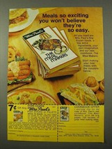 1972 Mrs. Paul&#39;s Fish Sticks or Fillets Ad - Exciting - $18.49