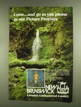 1972 New Brunswick Canada Ad - Picture Province - £14.50 GBP