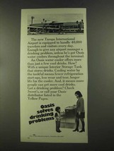 1972 Oasis Water Cooler Ad - Solves Drinking Problems - £14.53 GBP