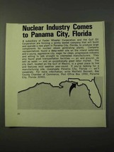 1972 Panama City Florida Ad - Nuclear Industry Comes - £14.25 GBP