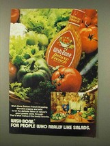 1973 Wish-Bone Deluxe French Dressing Ad - £14.72 GBP