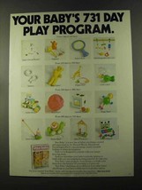 1973 Your Baby Toys Ad - Land &#39;n Sea, Happy Man - £14.46 GBP