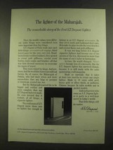 1972 S.T. Dupont Lighter Ad - The Maharajah - £13.89 GBP