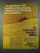 1972 Shell Bladex Herbicide Ad - No Problems - £14.78 GBP