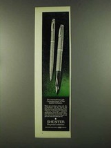 1972 Sheaffer Silver Imperial &amp; Sovereign Pen Ad - £13.80 GBP