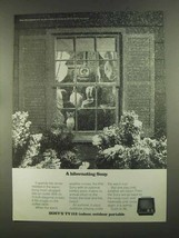 1972 Sony TV 112 Indoor Outdoor Portable Television Ad - £14.72 GBP