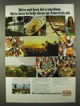 1972 Texaco Oil Ad - Help Clean Up America&#39;s Air - £14.53 GBP