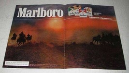 1973 2-page Marlboro Cigarettes Ad - £14.76 GBP