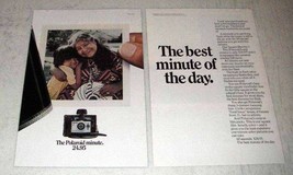 1973 2-pg Polaroid Square Shooter 2 Camera Ad - Best Minute - £14.76 GBP