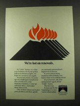 1973 Aetna Insurance Ad - We&#39;re Hot on Renewals - £14.48 GBP