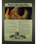 1973 Allerest Medicine Ad - What You&#39;re Taking - £14.78 GBP