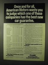 1973 AMC American Motors Ad - Once and For All - £14.53 GBP