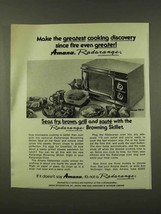 1973 Amana Radarange Microwave Oven Ad - Discovery - £14.45 GBP