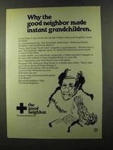 1973 American Red Cross Ad - Made Instant Grandchildren - £14.54 GBP