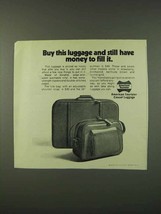 1973 American Tourister Tote Bag &amp; Pullman Suitcase Ad - £14.90 GBP