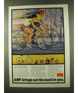 1973 AMF Roadmaster Pacemaker Bicycle &amp; Hot Seat Ad - £14.78 GBP