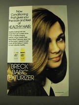 1973 Breck Basic Texturizer Ad - Healthy Hair - $18.49