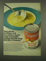 1973 Campbell&#39;s Chicken Noodle Soup Ad - Tasty Pieces - £14.44 GBP