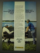 1973 Caterpillar Tractor Co. Ad - That Dam Flooded - $18.49