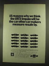 1973 Chevrolet Impala Ad - 15 Reasons Why We Think - £14.62 GBP